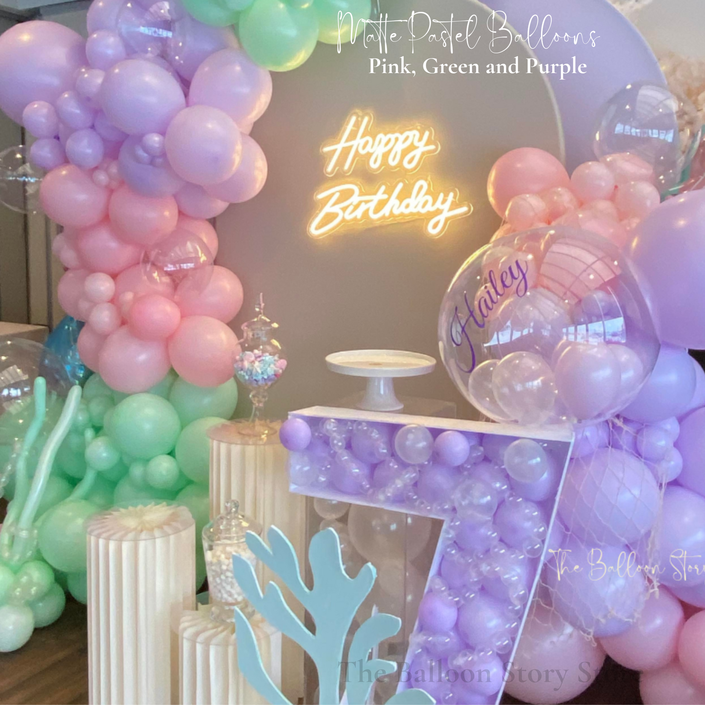 Pastel Matte Purple Balloon