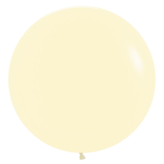 Pastel Matte Yellow Balloon