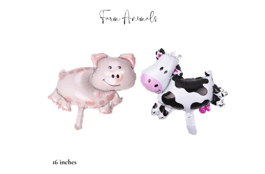 Pig and Cow Balloons