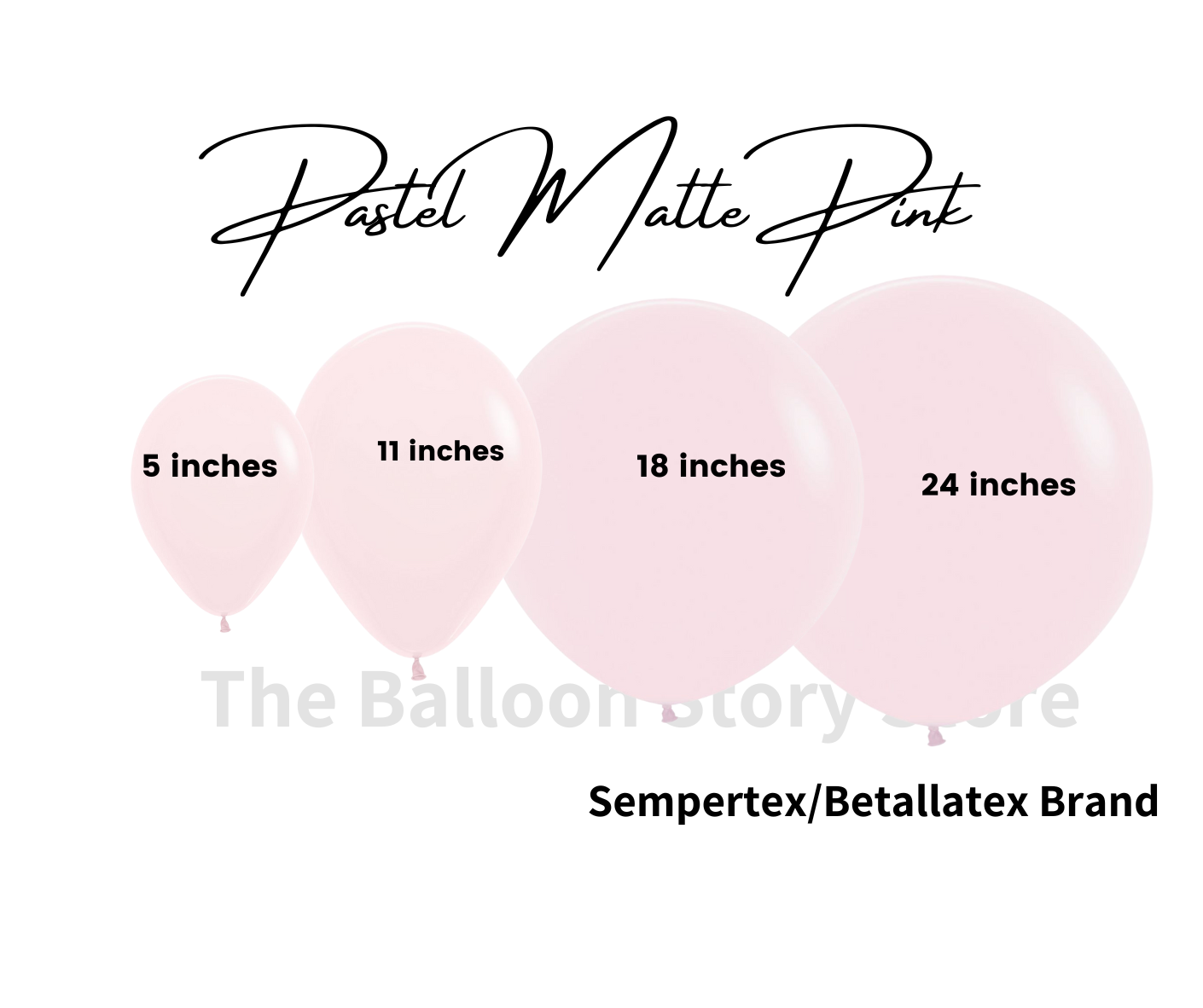 Pastel Matte Pink Balloon