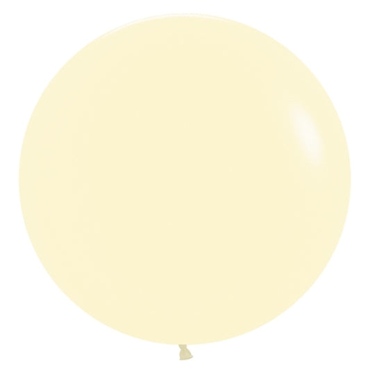 Pastel Matte Yellow Balloon