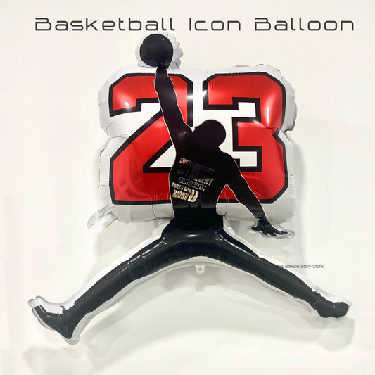 Basketball Icon Balloon 23 Balloon MJ Balloon Jersey Balloon